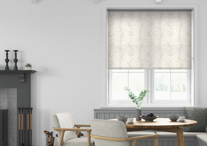 Karma, Champagne - Motorised Roller Blind - Image 3